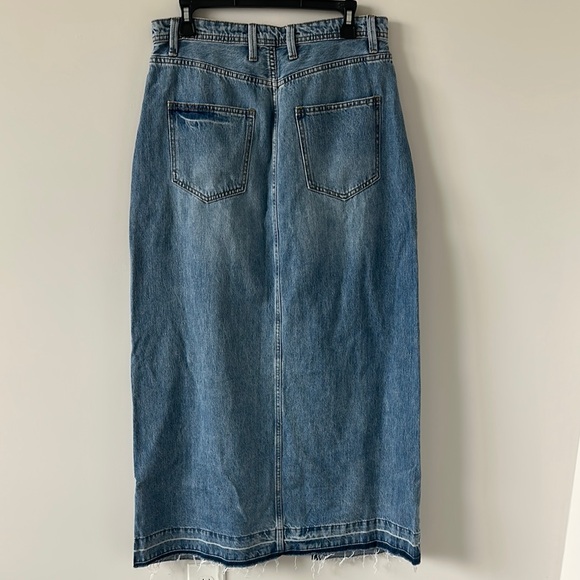 Blu Pepper Denim Maxi Skirt - Picture 6 of 6